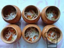 М’ясо з грибами у горщиках - запечене в духовці (фото рецепт) горщиках