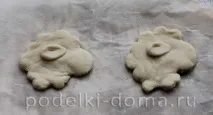 Овечки із солоного тіста тіста