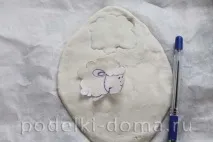 Овечки із солоного тіста солоного