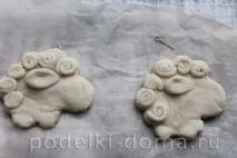 Овечки із солоного тіста солоного