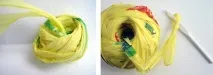 Пляжна сумка із целофанових пакетів сумка