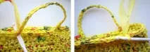 Пляжна сумка із целофанових пакетів пляжна