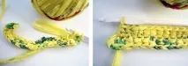 Пляжна сумка із целофанових пакетів пляжна