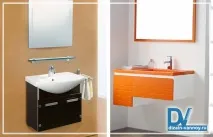Підвісна або навісна тумба для ванної кімнати - види та вибір навісна