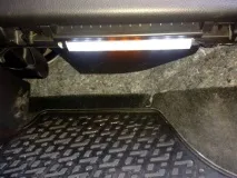 Підсвічування простору під ногами – не просто діодна стрічка, а виріб просто