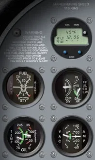 Приладове обладнання Cessna 172 SP - Підручник X-Airways cessna