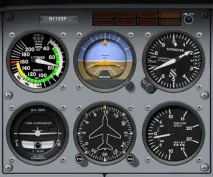 Приладове обладнання Cessna 172 SP - Підручник X-Airways обладнання