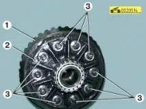 Розбирання та складання диференціала на автомобілі Волга ГАЗ 31105 2004 складання