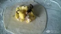 Рецепт Ечпочмак, з куркою та печерицями ечпочмак
