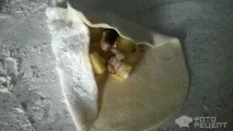Рецепт Ечпочмак, з куркою та печерицями рецепт