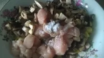 Рецепт Ечпочмак, з куркою та печерицями ечпочмак
