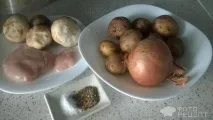 Рецепт Ечпочмак, з куркою та печерицями куркою