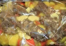 Рецепт яловичини з овочами, запечені в рукаві яловичини