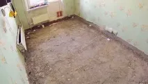 Рівна підлога за допомогою фанери на лагах допомогою