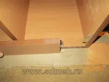 Складання нижнього короба з фальшивим фасадом - Зробимо меблі самі складання