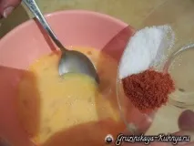 Шпинат з яйцями та зеленою цибулею по-грузинськи шпинат
