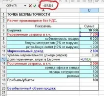 ТОЧКА БЕЗЗБИТКОВОСТІ беззбитковості