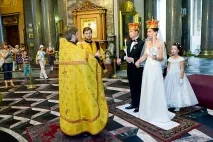 Вінчання у Санкт-Петербурзі у Вознесенському (Софійському) соборі Царського села соборі