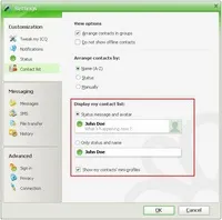 ICQ - Словник обміну повідомленнями