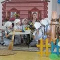 Афіша для театрального тижня за казкою «Казочка на новий лад «Вовк та семеро козенят» театрального