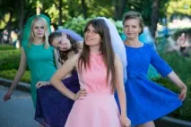 Дівочий фотосесія дівич-вечора