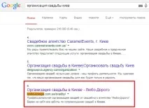 Діагностика текстової переоптимізації документа в Google за допомогою розширеного пошуку діагностика