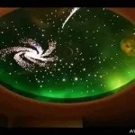 Дизайн натяжної стелі зіркове небо та стель з фото стель