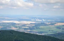 Місто Ліберець та телевізійна вежа «Йештед» місто