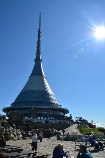 Місто Ліберець та телевізійна вежа «Йештед» телевізійна