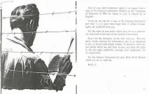 Інструкція для американських солдатів, які потрапили в полон.Військовий огляд військовий