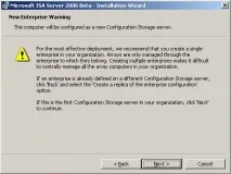 ISA Server 2006 Установка ISA 2006 Enterprise Edition (beta) з налаштуваннямиUnihomed Workgroup server