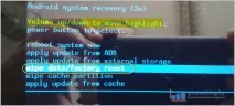Як скинути планшет на заводські налаштування через Recovery скинути