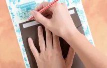 Як зробити крутий DIY конверт з каліграфією та підкладкою конверт