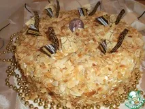 Як прикрасити торт горіхами торт