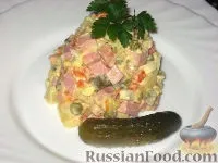 Новий Рік, Салат з ковбасою, На святковий стіл, рецепти з фото на 40 рецептів салат