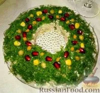 Новий Рік, Салат з ковбасою, На святковий стіл, рецепти з фото на 40 рецептів святковий
