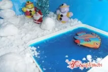 Новорічна сенсорна коробка для дитини - Подарунки своїми руками - красиві handmade вироби новорічна