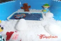 Новорічна сенсорна коробка для дитини - Подарунки своїми руками - красиві handmade вироби новорічна