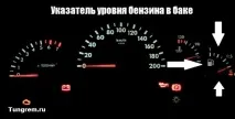 Опис панелі приладів Лада Калина калина