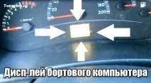 Опис панелі приладів Лада Калина лада