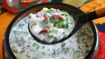 Окрошка на кефірі з ковбасою класичнийрецепт з покроковими фото ковбасою