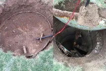Він знайшов незвичайний люк у дворі знайшов