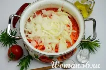 Овочевий салат на зиму з перловою кашею салат
