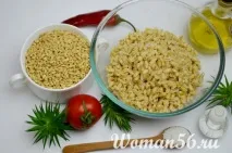 Овочевий салат на зиму з перловою кашею зиму