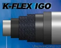 Застосування рулонної теплоізоляції K FLEX для утеплення труб теплоізоляції