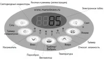 Пульт керування Sawo Innova Classic S без блоку потужності, MarcoBravo sawo
