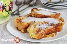 Як приготувати грінки з яйцем і молоком? грінки