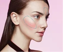 Як правильно наносити рум’яна на обличчя, Mary Kay® наносити