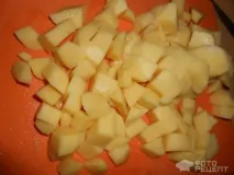 Картопляний суп зі свининою, З м’ясного рагу свининою