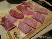 Рецепт Картопля запечена зі свининою, Пряна, з маринованою цибулею рецепт